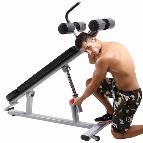 Cadeira de fitness de força sentar-se banco plano com halteres banco de treino ajustável exercício comercial academia banco de peso